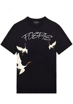 FesFas crane-print | Áo Thun | Nam | Màu Đen