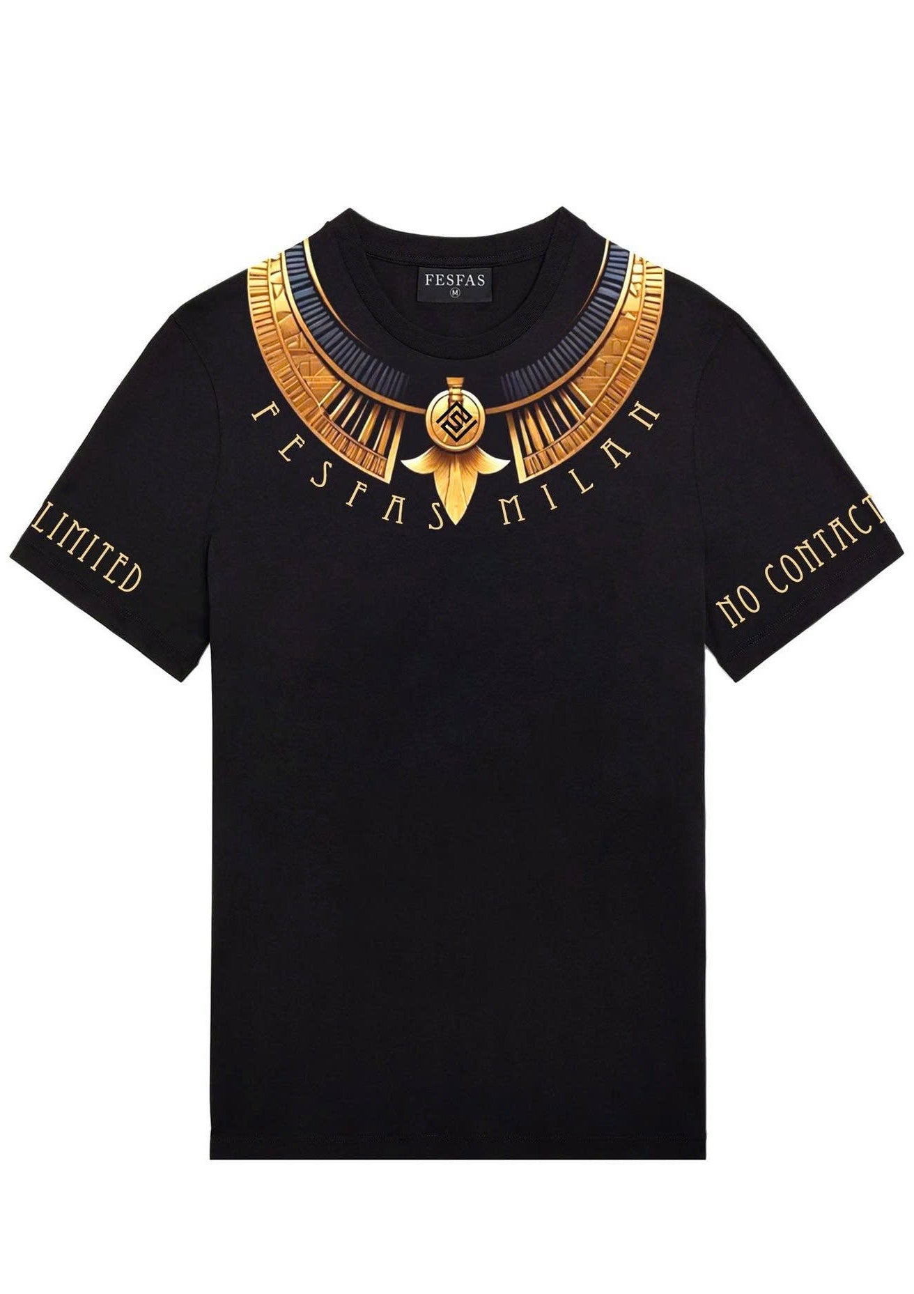 FesFas copper necklace-print | Áo Thun | Nam | Màu Đen