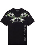 FesFas flowers-print | Áo Thun | Nam | Màu Đen