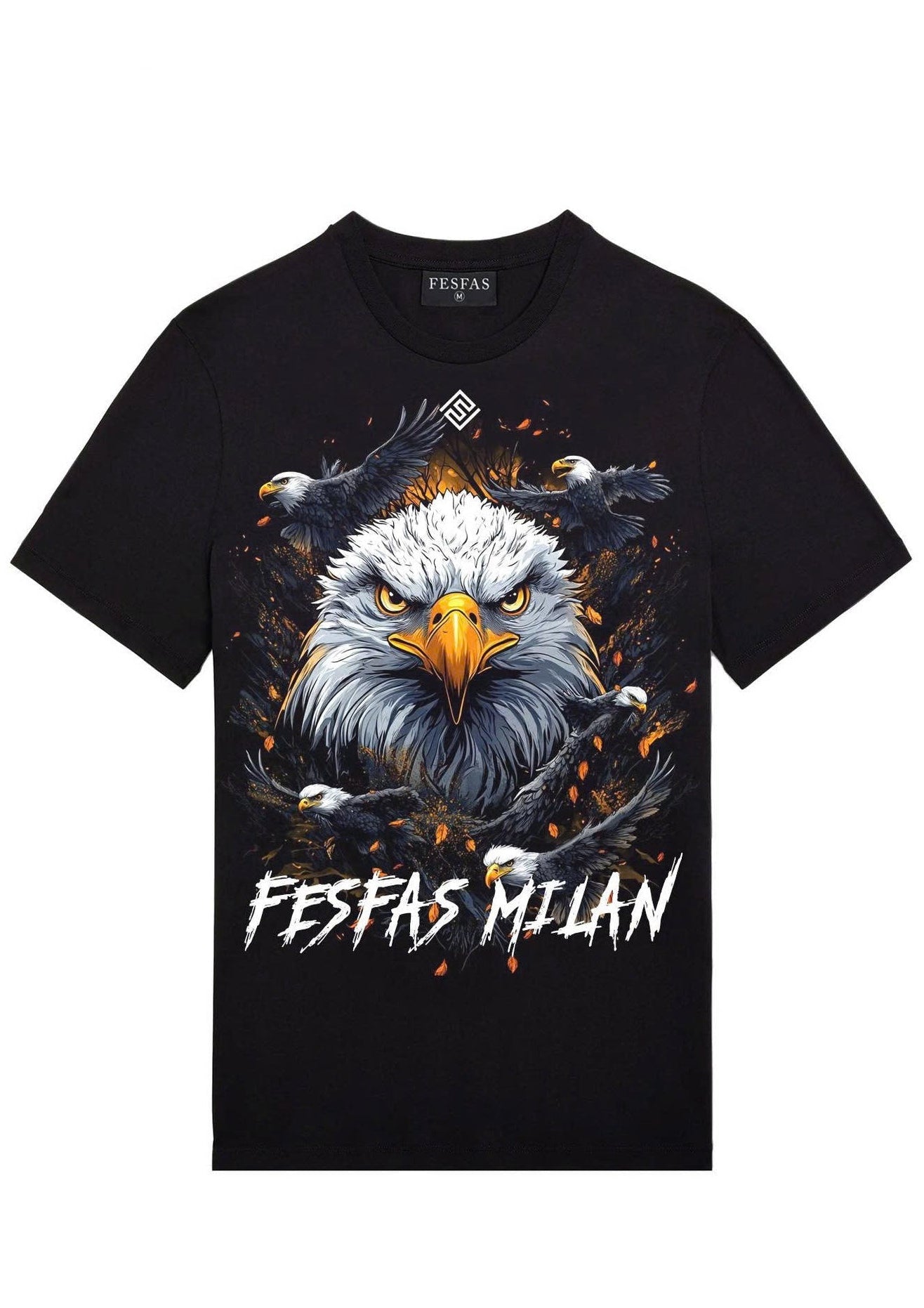 FesFas eagle-print | Áo Thun | Nam | Màu Đen