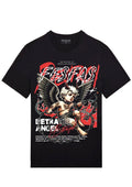 FesFas betrayed angel-print | Áo Thun | Nam | Màu Đen