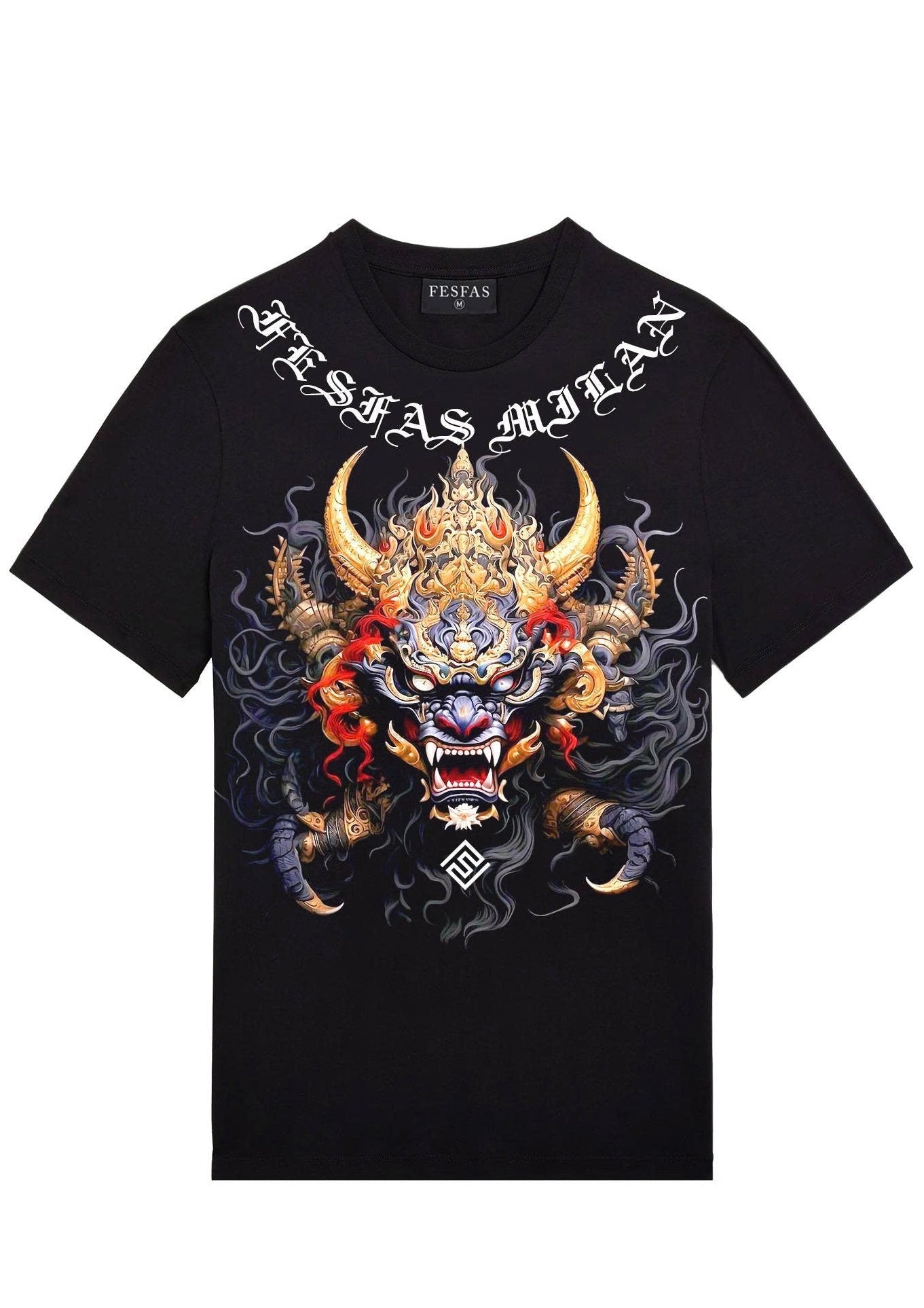 FesFas dragon-print | Áo Thun | Nam | Màu Đen