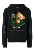 FesFas teddy bear high-print Hoodie | Black | Men