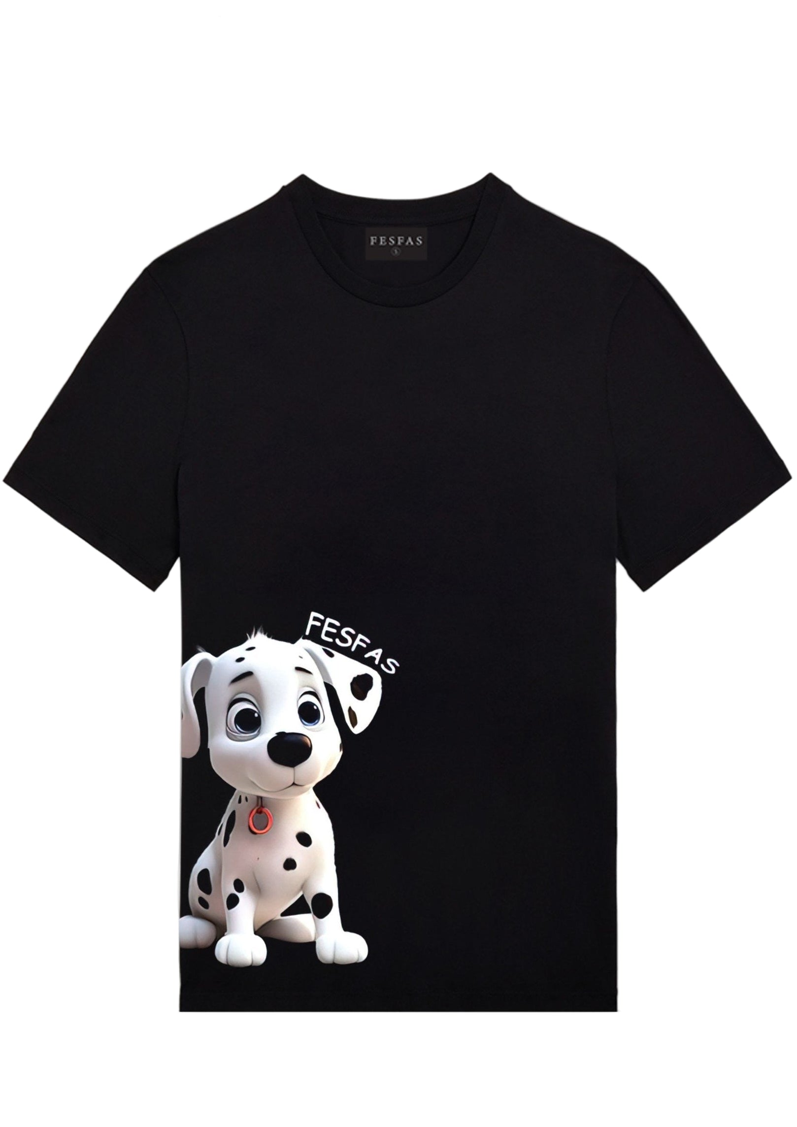 FesFas dalmatian-print | Áo Thun | Nam | Màu Đen