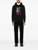 FesFas horse-print Hoodie | Black | Men