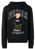 FesFas Bear-print Hoodie Set | Black | Men