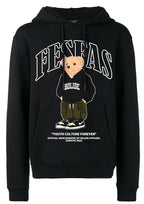 FesFas Bear-print Hoodie Set | Black | Men