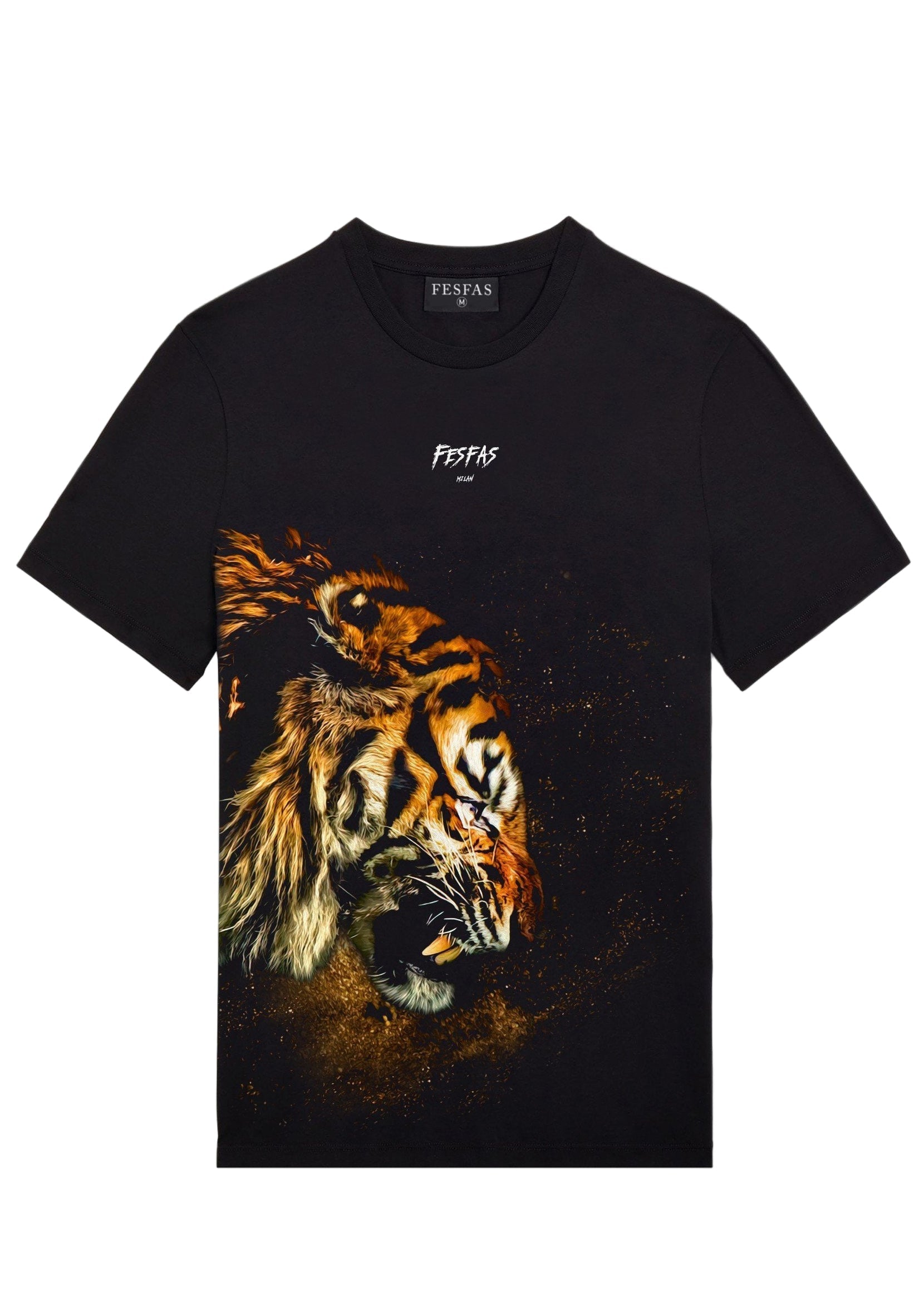 FesFas tiger-print | Áo Thun | Nam | Màu Đen