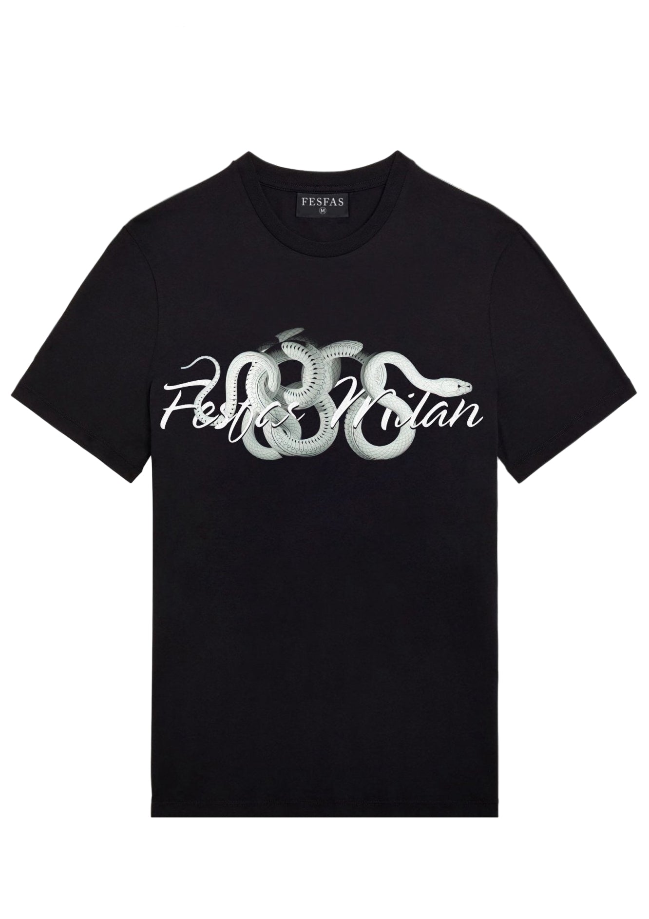 FesFas snake-print | Áo Thun | Nam | Màu Đen