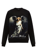 FesFas Angel-print Sweatshirt Set | Black | Men