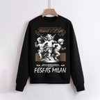 FesFas Angels-print Sweatshirt Set | Black | Men