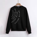 FesFas graphic FesFas-print Sweatshirt | Black | Men