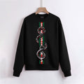 FesFas Snake-print Sweatshirt | Black | Men