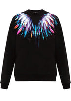 FesFas Feathers-print Sweatshirt Set | Black | Men