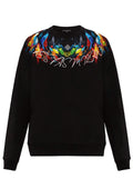 FesFas Feathers-print Sweatshirt Set | Black | Men