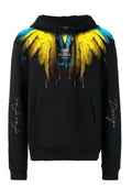 FesFas colorful feathers-print Hoodie | Black | Men