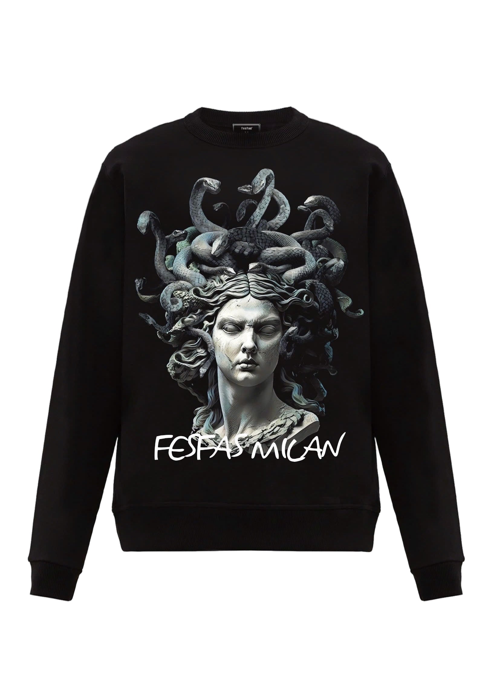 FesFas Medusa-print Sweatshirt Set | Black | Men