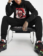 FesFas Warrior-print Hoodie | Black | Men