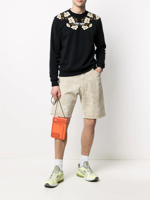 FesFas camelia flowers-print Sweatshirt | Black | Men