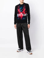 FesFas dark oni fusion-print Sweatshirt | Black | Men
