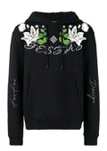 FesFas flower-print Hoodie | Black | Men