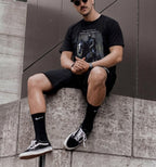 FesFas dark knight-print | Bộ T-Shirt | Nam | Màu Đen