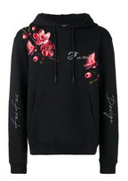 FesFas flower-print Hoodie | Black | Men