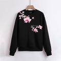 FesFas Flower-print Sweatshirt | Black | Men