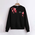 FesFas Flower-print Sweatshirt | Black | Men