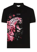 FesFas Pink Leopard-print | Áo Polo | Nam | Màu Đen