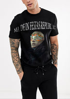 FesFas graphic-print | Áo Thun | Nam | Màu Đen
