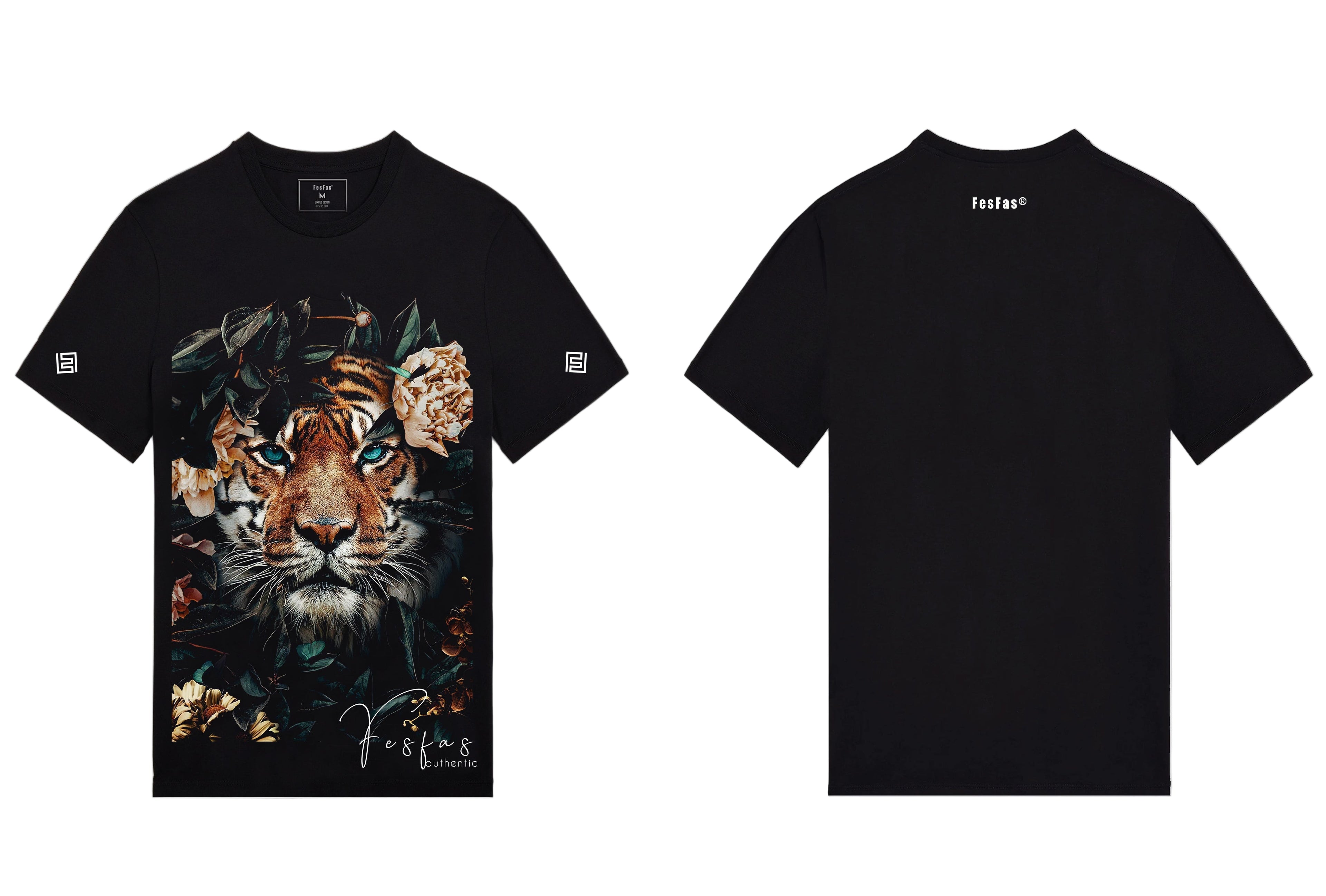 FesFas tiger-print | Áo Thun | Nam | Màu Đen