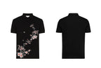 FesFas Floral-print | Áo Polo | Nam | Màu Đen