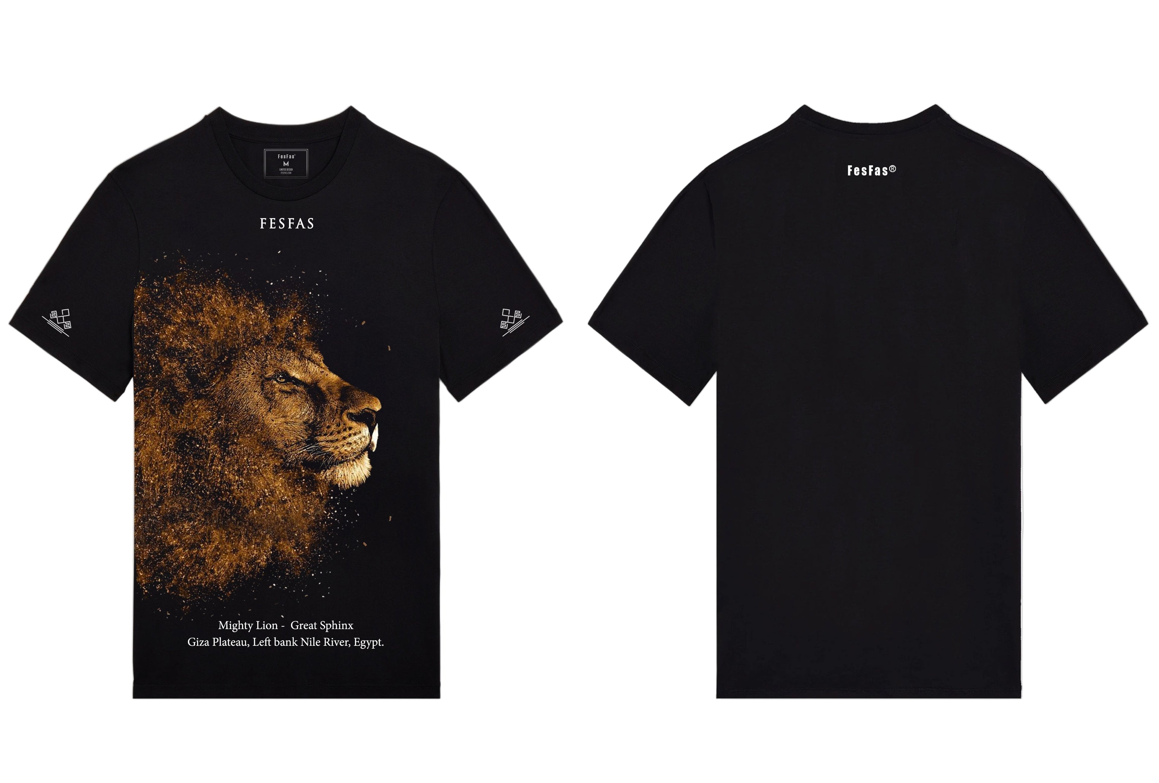 FesFas lion-print | Áo Thun | Nam | Màu Đen