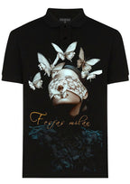 FesFas Girl-print | Áo Polo | Nam | Màu Đen