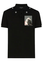 FesFas Horse-print | Áo Polo | Nam | Màu Đen