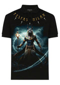 FesFas Anubis-print | Áo Polo | Nam | Màu Đen