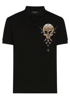 FesFas Skull-print | Áo Polo | Nam | Màu Đen