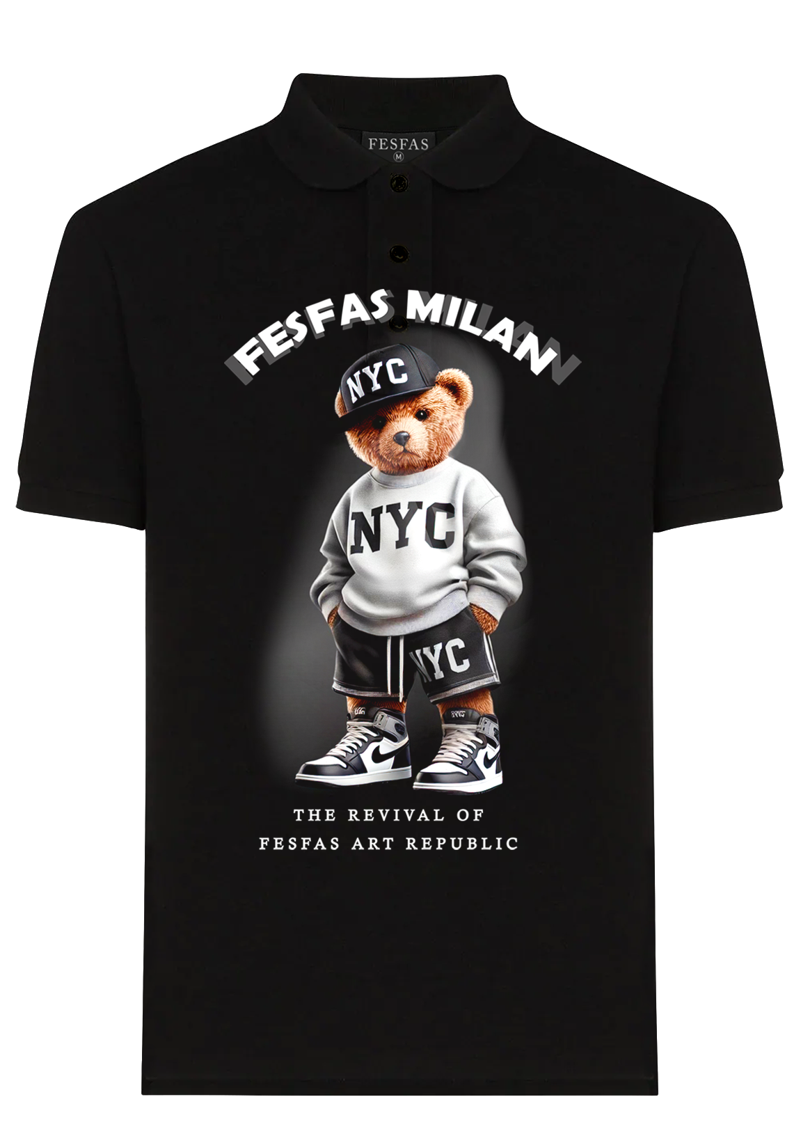FesFas bear-print Polo Shirt | Men | Men