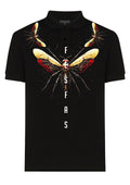 FesFas Fly-print | Áo Polo | Nam | Màu Đen