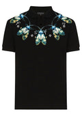 FesFas Beetle-print | Áo Polo | Nam | Màu Đen