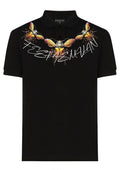FesFas Beetle-print | Áo Polo | Nam | Màu Đen