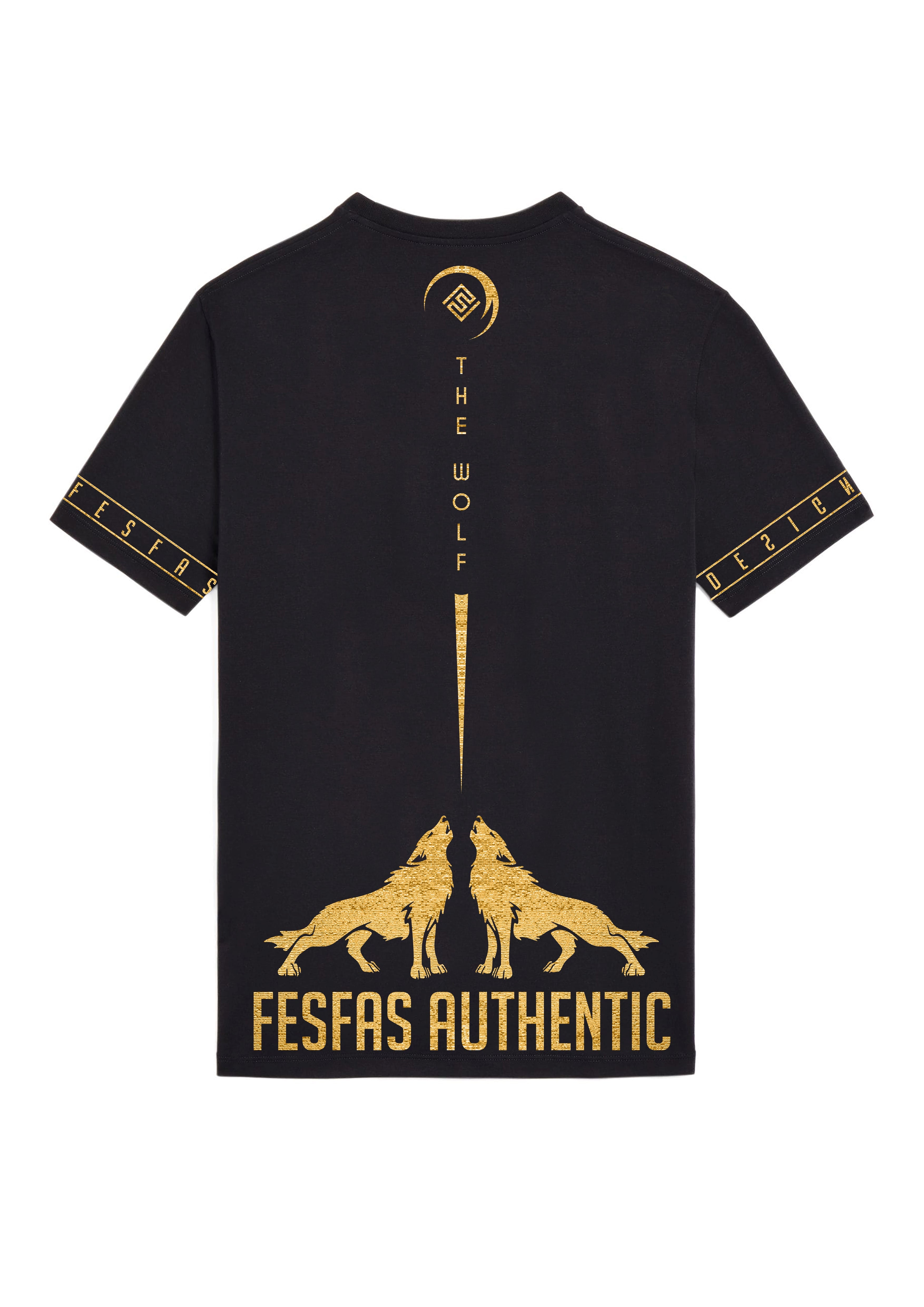 FesFas wolf-print | Áo Thun | Nam | Màu Đen