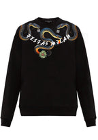 FesFas Snake-print Sweatshirt Set | Black | Men