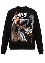 FesFas Dog-print Sweatshirt | Black | Men