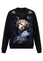 FesFas Angel-print Sweatshirt Set | Black | Men