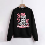 FesFas Cat-print Sweatshirt | Black | Men