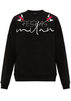 FesFas Graphic-print Sweatshirt Set | Black | Men