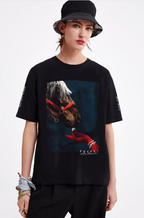 FesFas horse-print | Áo Thun | Nam | Màu Đen
