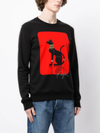 FesFas Sphynx-print Sweatshirt | Black | Men